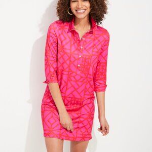 Vineyard Vines Sankaty Bamboo Lattice Margo Dress